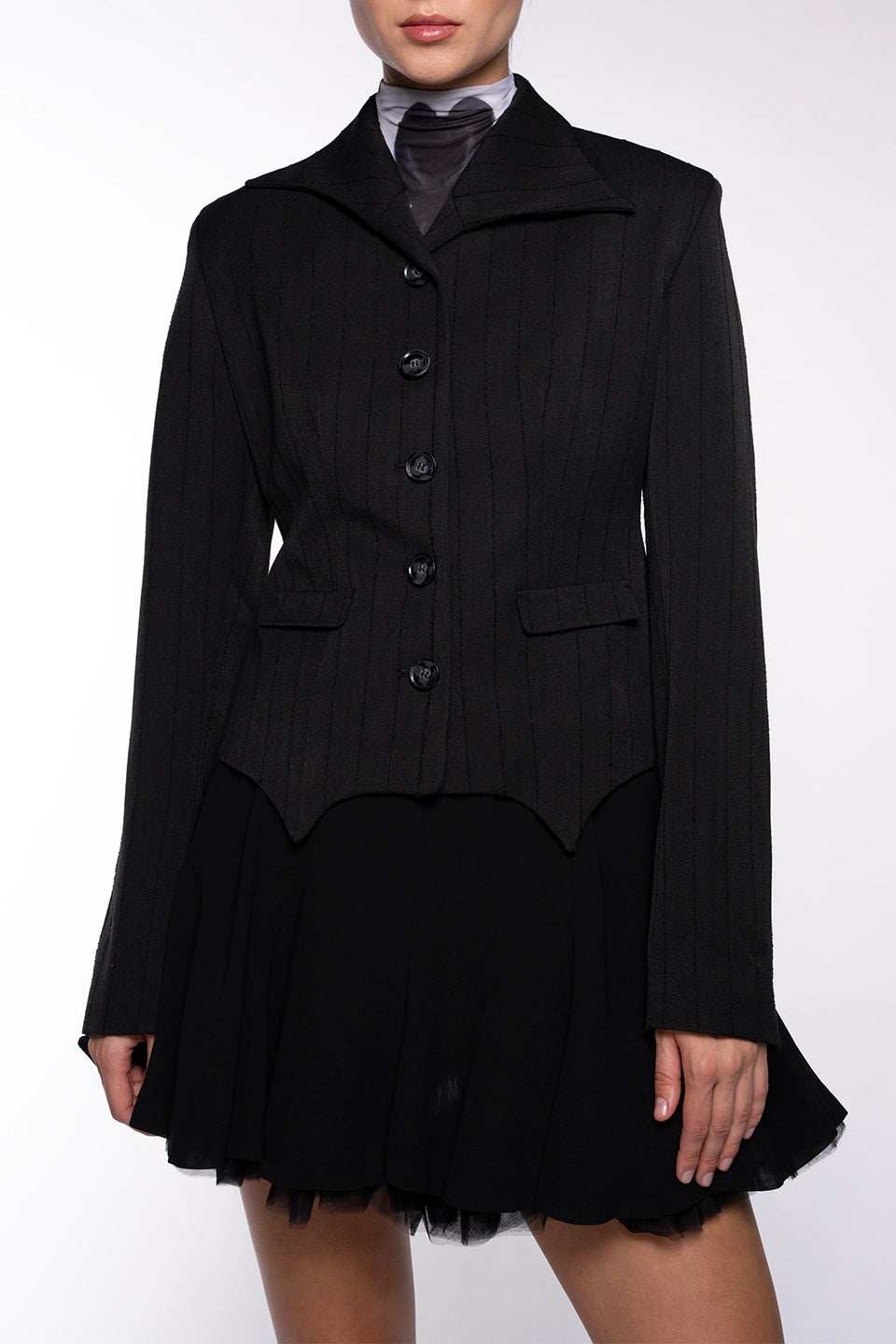 Designer Black Women blazers, Jacket, shop online with free delivery in Dubai. Product gallery 3