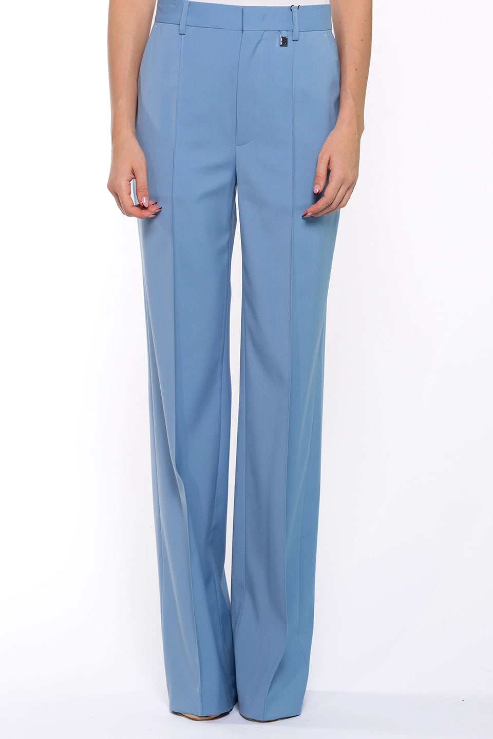 Shop online trendy Blue Women pants from Giuseppe Di Morabito Fashion designer. Product gallery 1