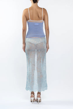 Roberta Einer | Blue Delicate Maxi Dress, alternative view