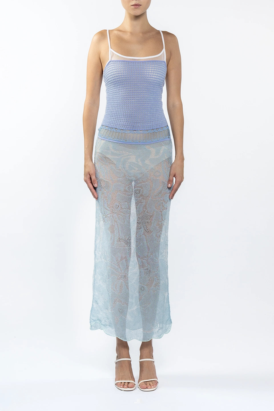 Shop online trendy Blue Maxi dresses from Roberta Einer Fashion designer. Product gallery 1