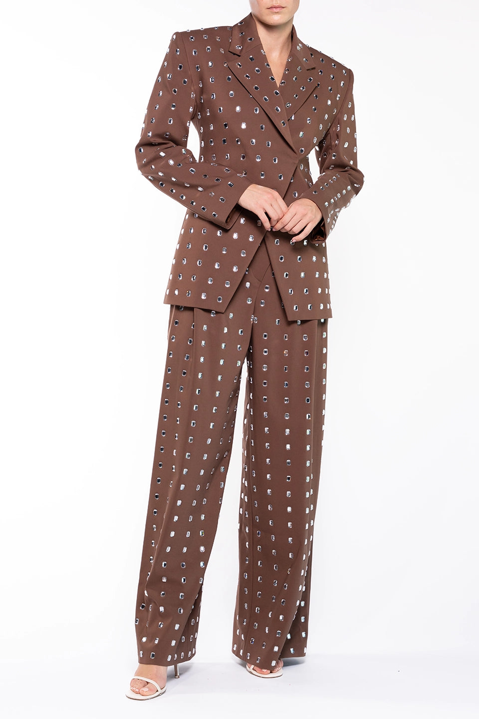 Designer Brown Women blazers, shop online with free delivery in UAE. Product gallery 6