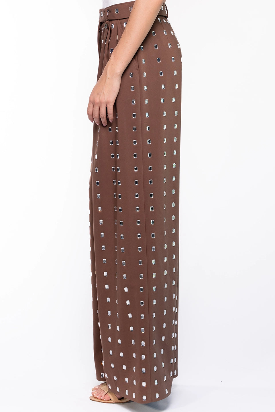Designer Brown Women pants, shop online with free delivery in UAE. Product gallery 4