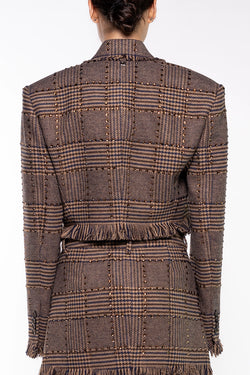 Giuseppe Di Morabito | Embellished Cropped Blazer, alternative view