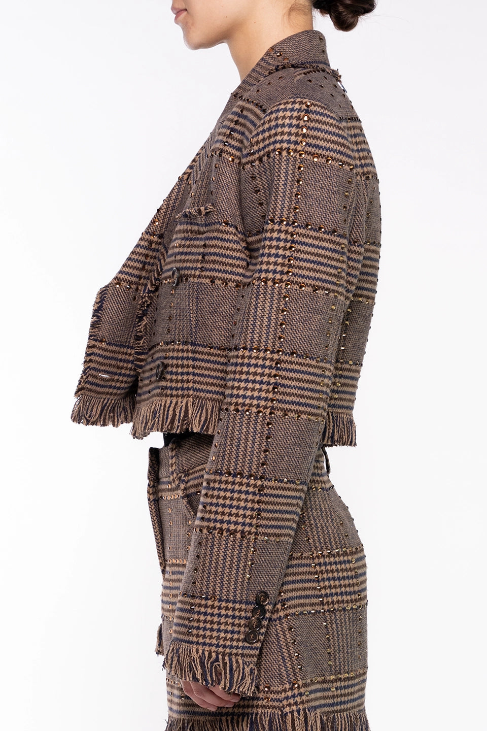 Designer Brown Women blazers, Jacket, shop online with free delivery in UAE. Product gallery 4