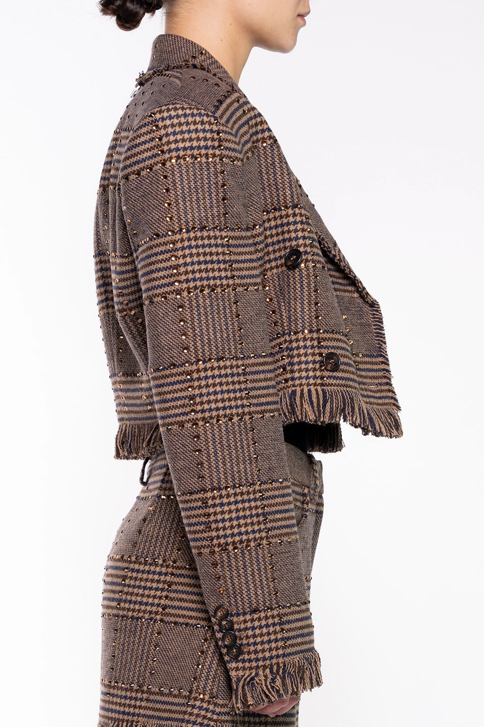 Designer Brown Women blazers, Jacket, shop online with free delivery in UAE. Product gallery 5