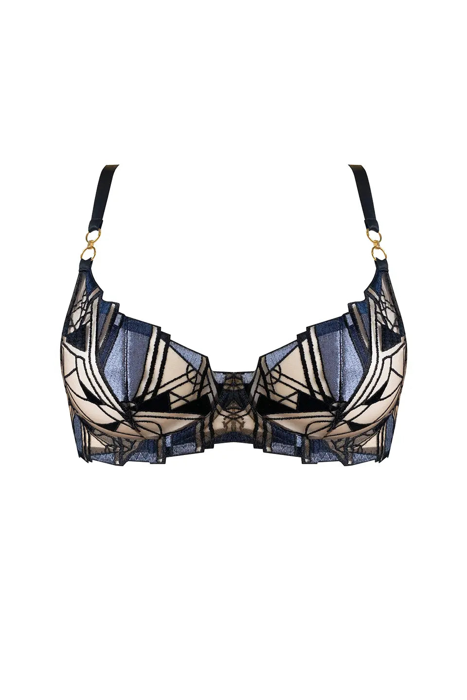 Shop online trendy Black Bras from Bordelle Fashion designer. Product gallery 1