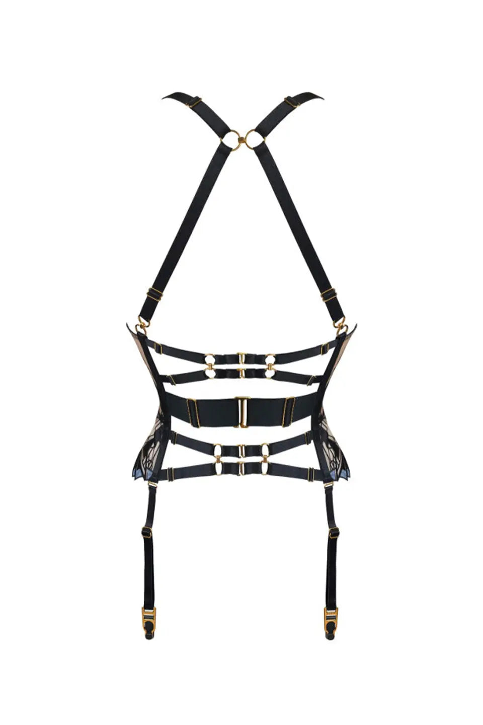 Cubism Basque Black | Bodies & corsets Collection 2024 | Maison D'Vie