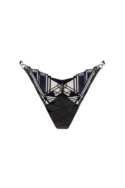 Bordelle | Cubism Thong Black