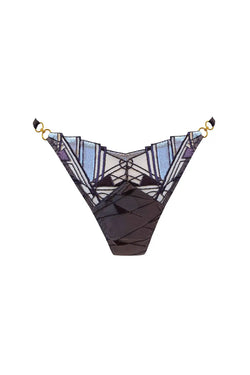 Bordelle | Cubism Thong Deep Purple