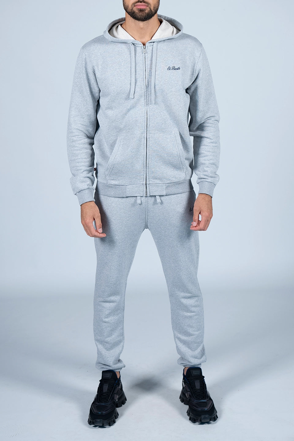 Designer Gray Men Hoodie, shop online with free delivery in UAE. Product gallery 4