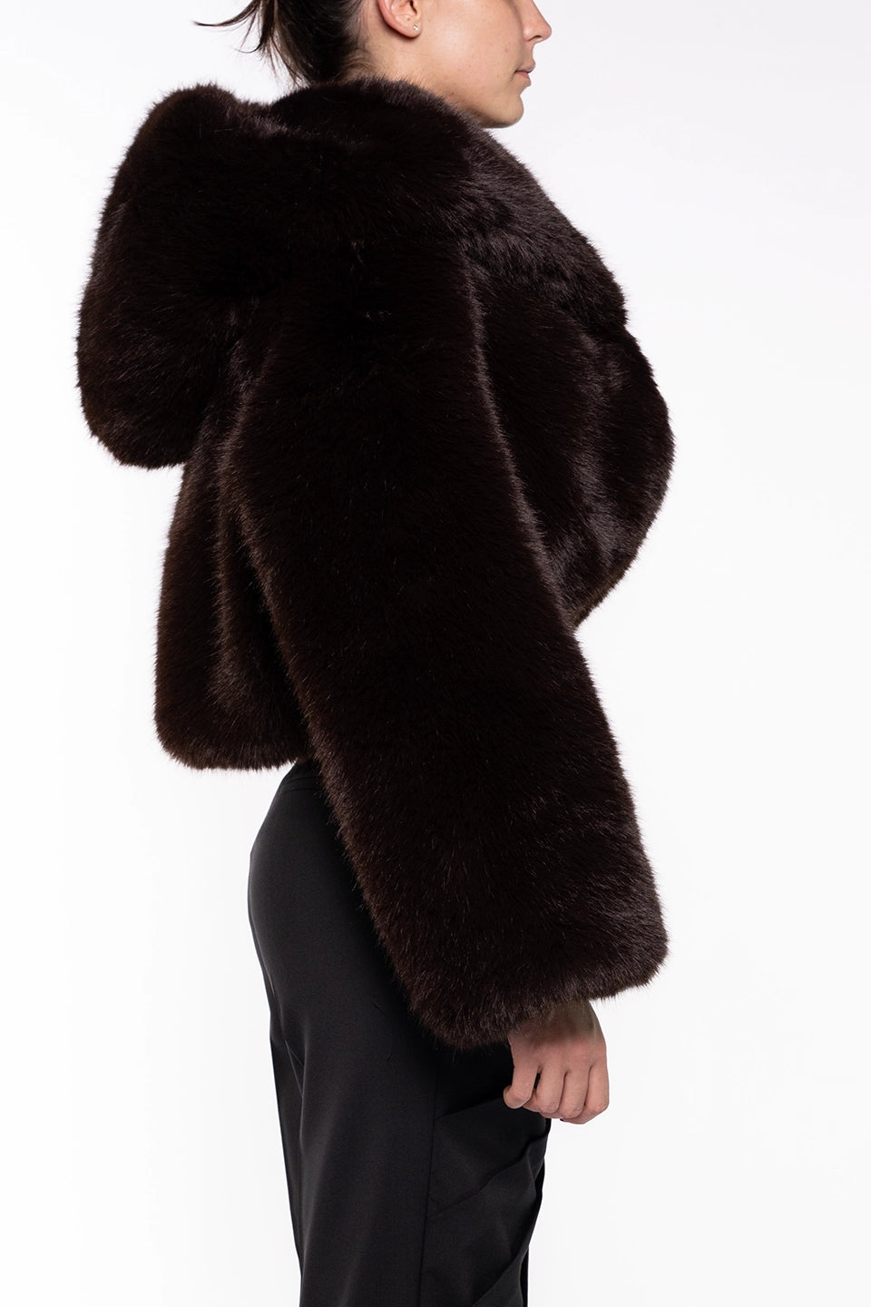 Designer Dark Brown Women blazers, Jacket, shop online with free delivery in UAE. Product gallery 4