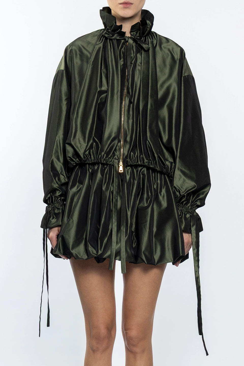 Shop online trendy Green Jacket from Vivetta Fashion designer. Product gallery 1
