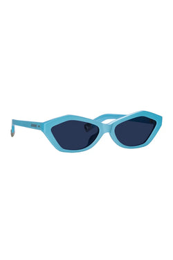 Jacquemus | Bambino Angular Sunglasses Light Blue