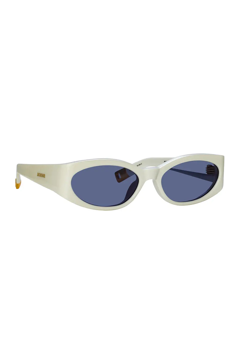 Shop online trendy White Sunglasses from Jacquemus Fashion designer. Product gallery 1