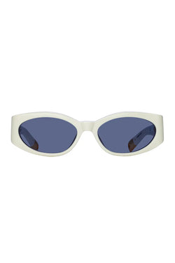 Jacquemus | Ovalo Sunglasses White, alternative view