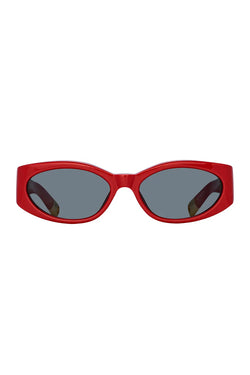 Jacquemus | Ovalo Sunglasses Red, alternative view