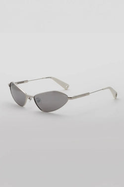 Jacquemus | Bambino Angular Sunglasses Metal Silver