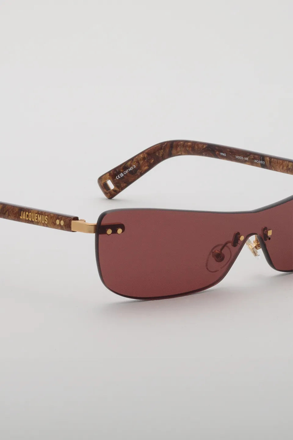 Designer Burgundy Sunglasses, shop online with free delivery in Dubai. Product gallery 3