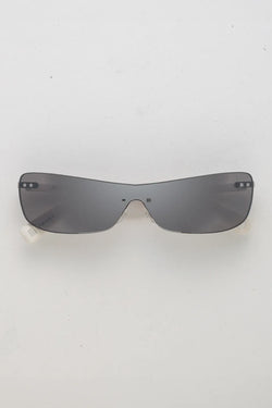 Jacquemus | Mirada Cat Eye Sunglasses White, alternative view