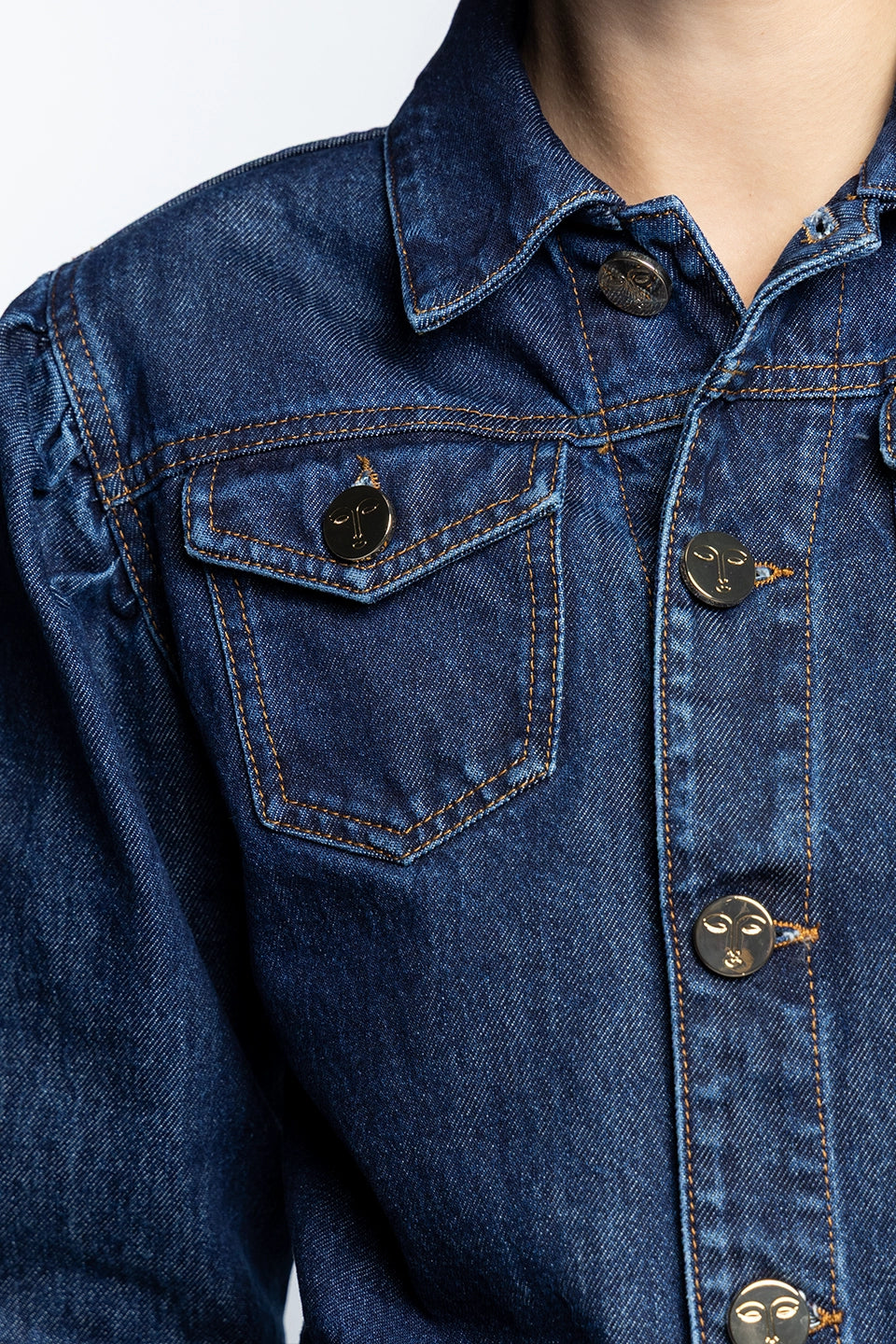 Designer  Bijou Blue Jacket, shop online with free delivery in UAE. Product gallery 7