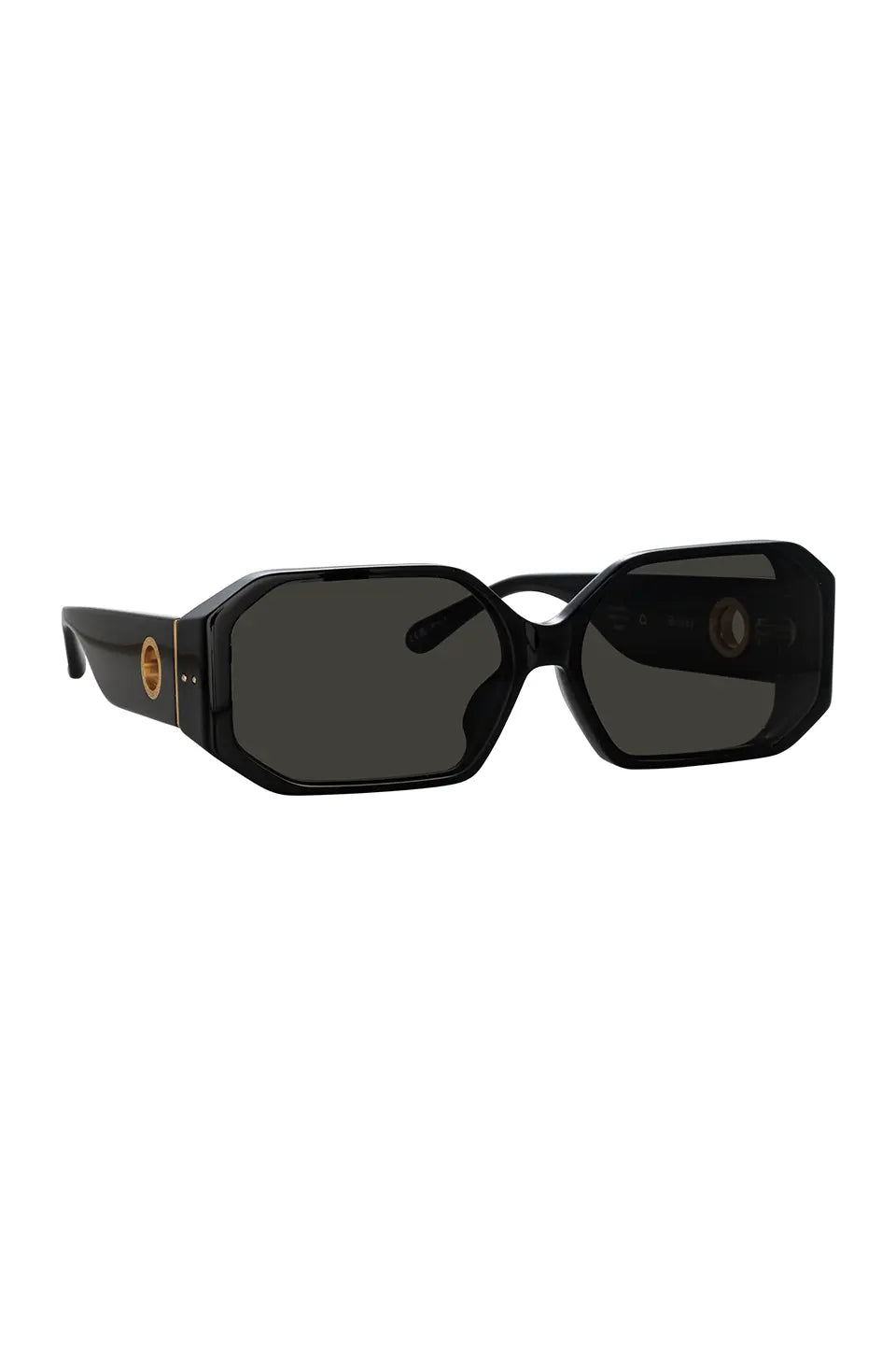 Shop online trendy Black Sunglasses from Linda Farrow Fashion designer. Product gallery 1