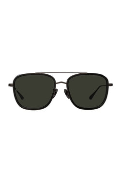 Linda Farrow | Jarvis Aviator Sunglasses Black, alternative view