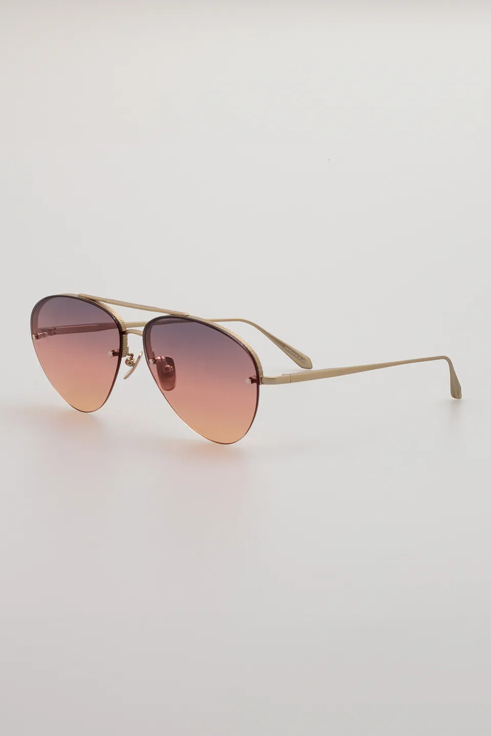 Shop online trendy Champagne Sunglasses from Linda Farrow Fashion designer. Product gallery 1