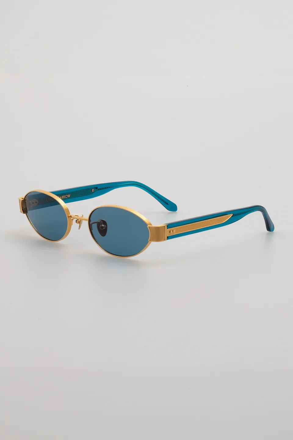 Shop online trendy Blue Sunglasses from Linda Farrow Fashion designer. Product gallery 1