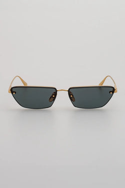 Linda Farrow | Cleo Cat Eye Sunglasses Gradient Grey, alternative view