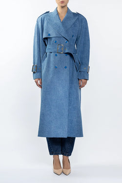 Rowen Rose | Oversized Trenchcoat Denim