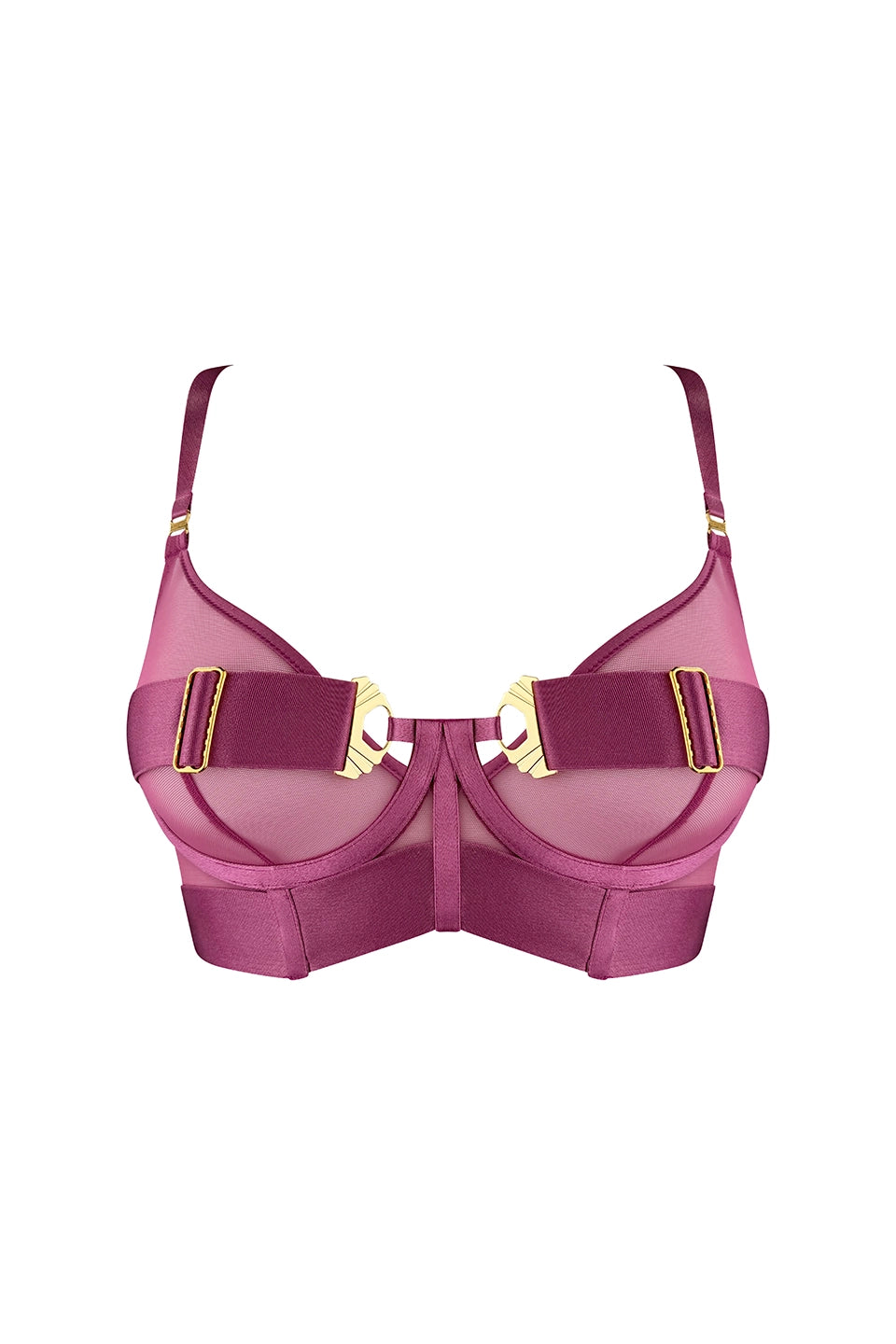 Shop online trendy Pink Lingerie from Bordelle Fashion designer. Product gallery 1