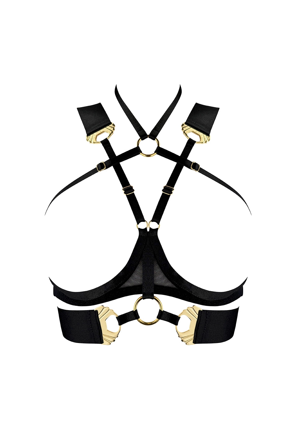 Shop online trendy Black Lingerie from Bordelle Fashion designer. Product gallery 1