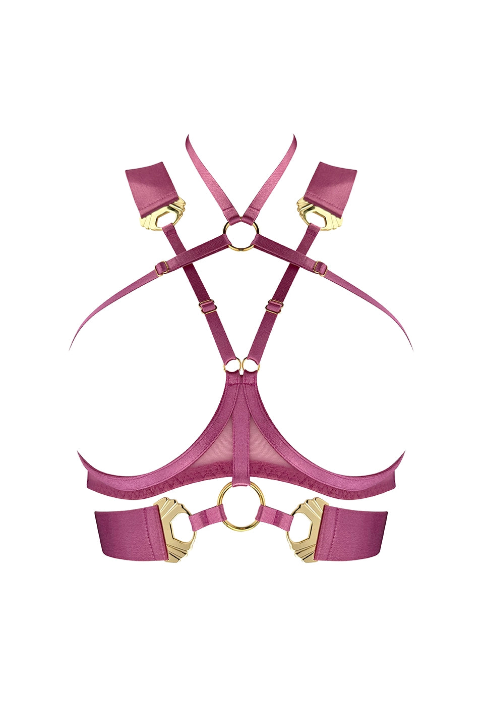 Shop online trendy Pink Lingerie from Bordelle Fashion designer. Product gallery 1