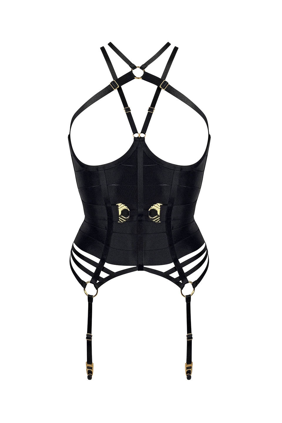 Shop online trendy Black Lingerie accessories from Bordelle Fashion designer. Product gallery 1