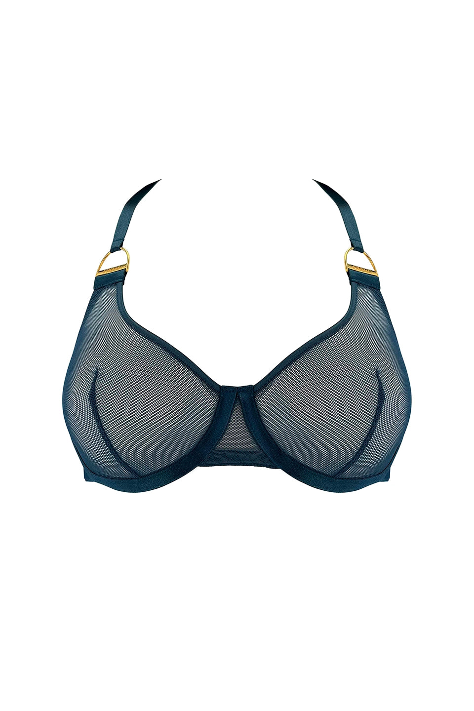 Shop online trendy Teal Bras from Bordelle Fashion designer. Product gallery 1