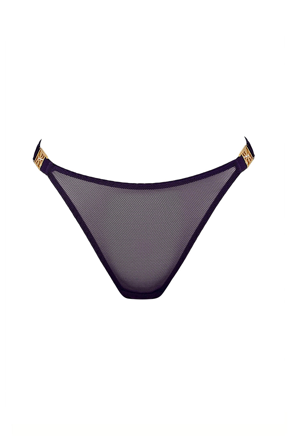 Shop online trendy Deep Purple Lingerie from Bordelle Fashion designer. Product gallery 1