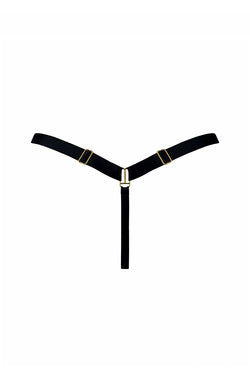 Bordelle | Nara Strap Thong Black, alternative view
