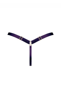 Bordelle | Nara Strap Thong Deep Purple, alternative view