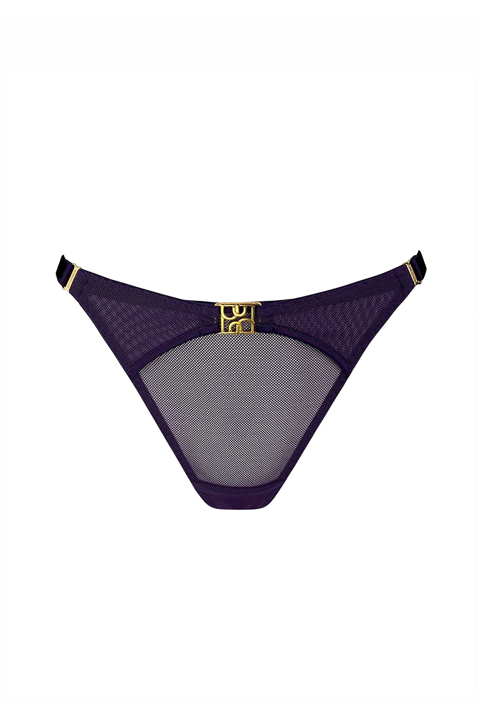 Shop online trendy Deep Purple Lingerie from Bordelle Fashion designer. Product gallery 1