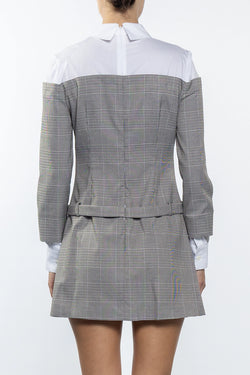 Vivetta | Brown and Black Mini Trompe Dress, alternative view