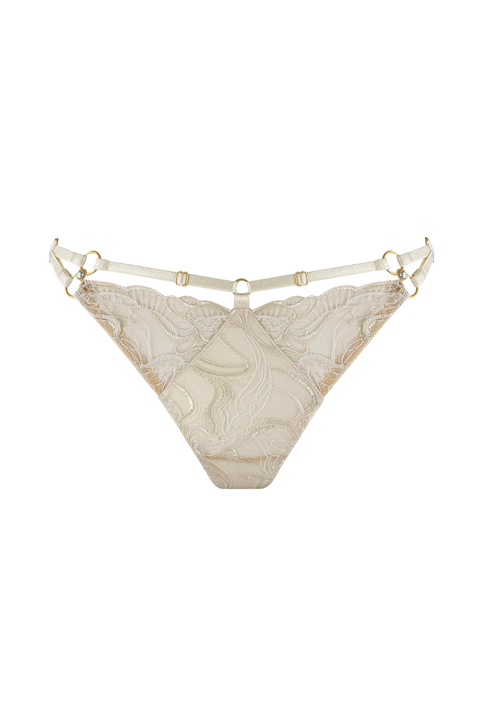 Pearl Strap Thong