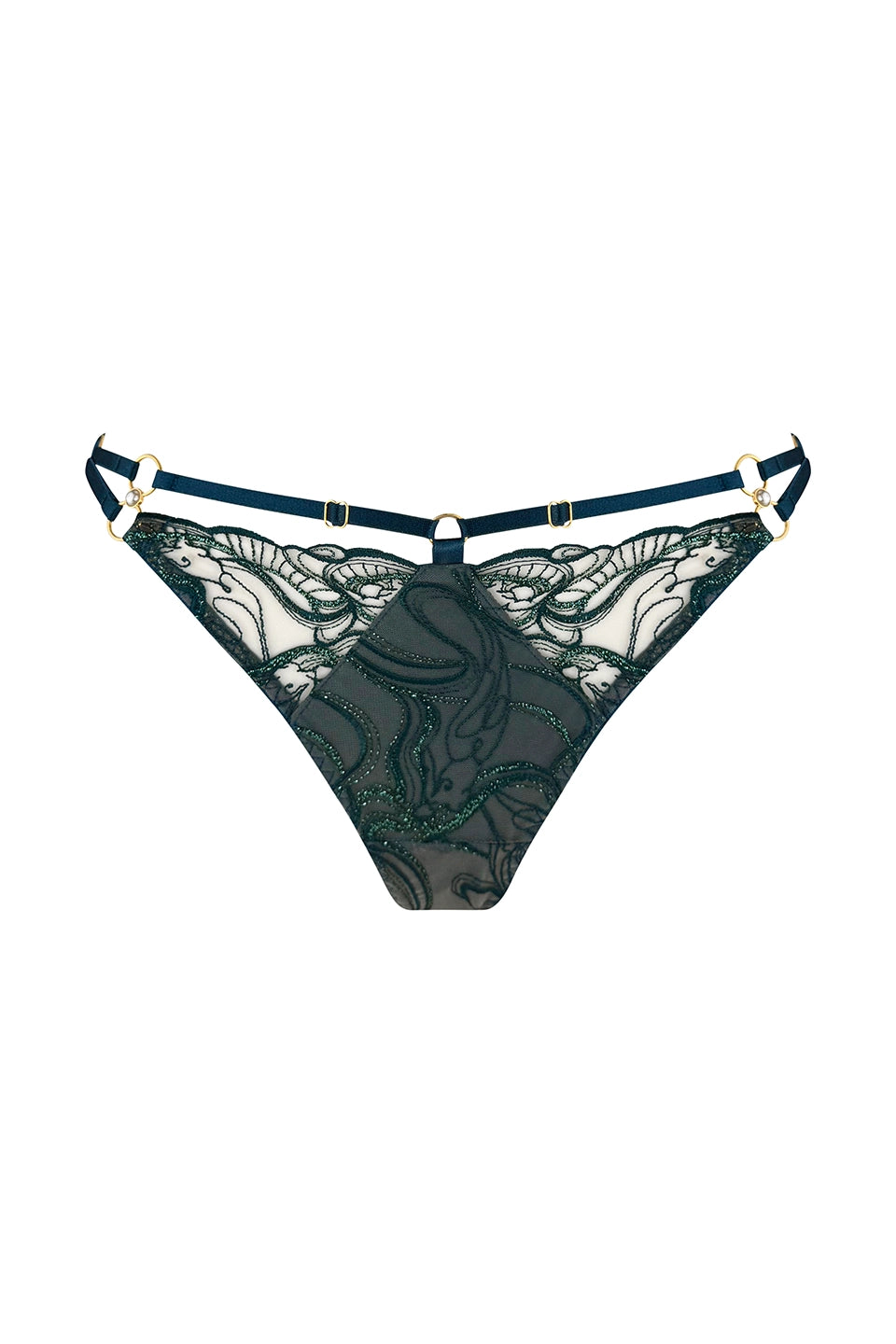 Pearl Strap Thong