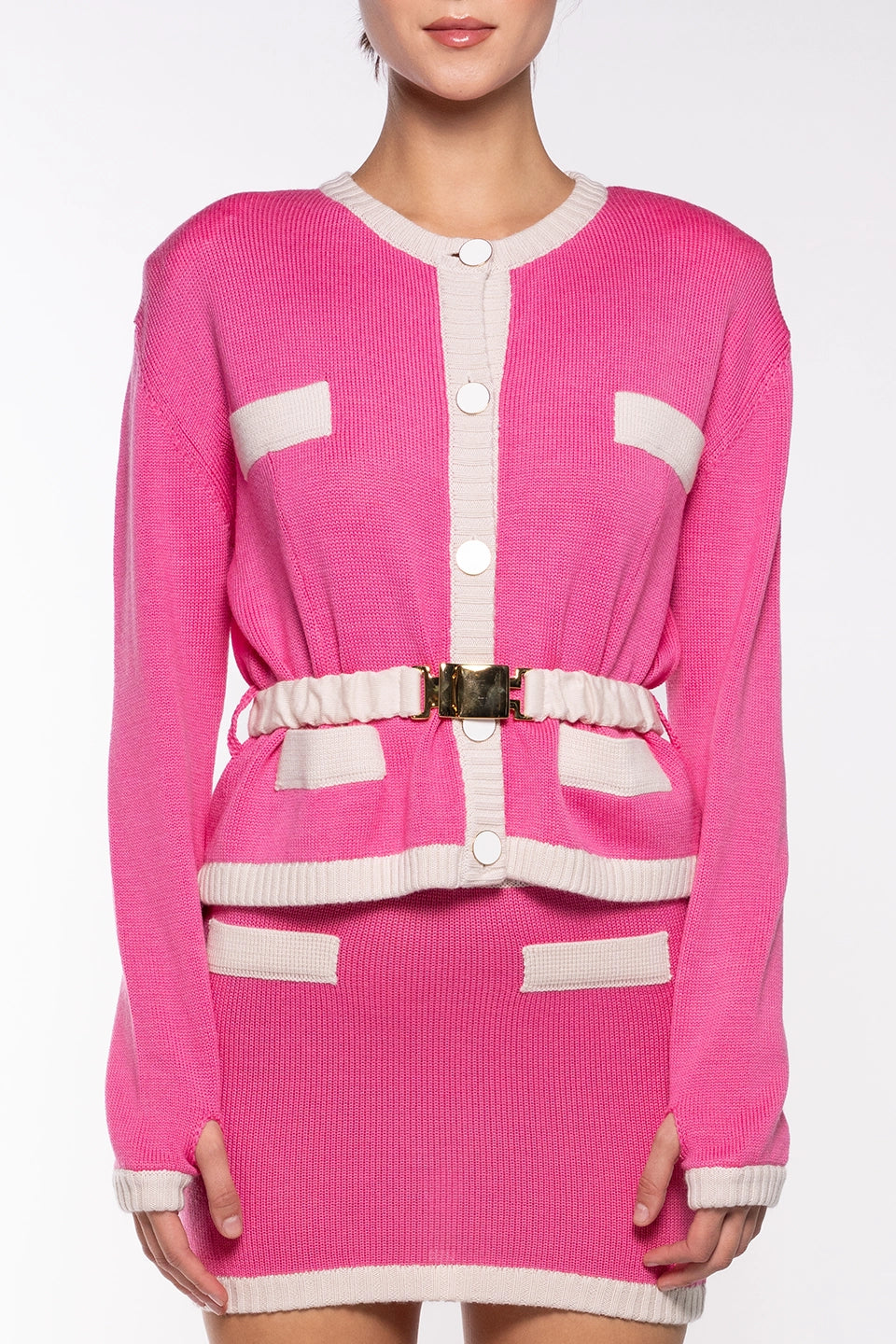 Shop online trendy Pink Women blazers from Rowen Rose Fashion designer. Product gallery 1