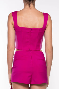 Giuseppe Di Morabito | Bustier Top Fuchsia, alternative view