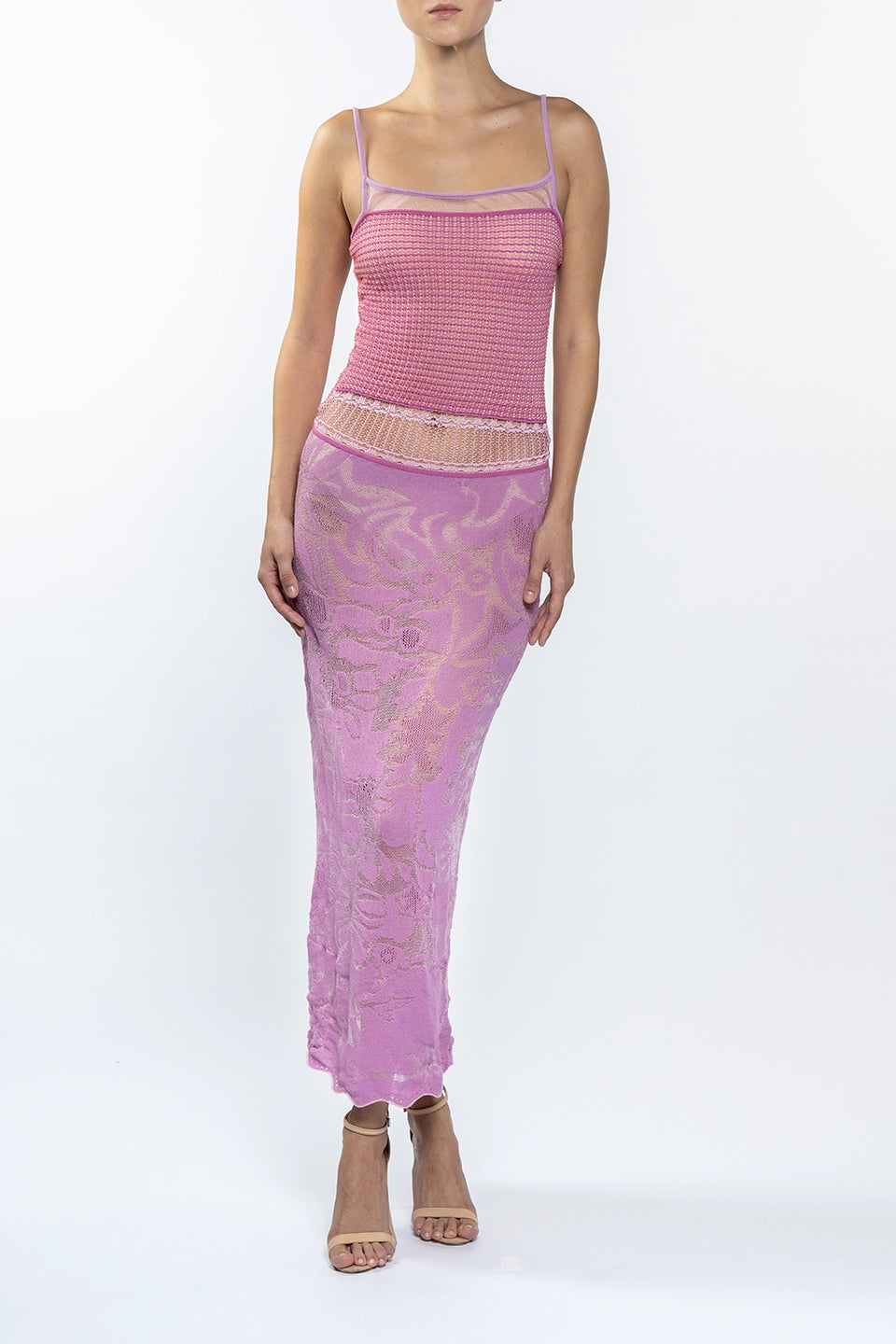 Designer Pink Maxi dresses, shop online with free delivery in UAE. Product gallery 5