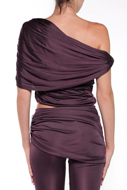 Giuseppe Di Morabito | Draped Top In Purple, alternative view