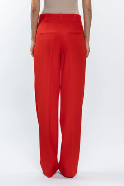 Vivetta | Red Trouser Ironed in Crease, alternative view