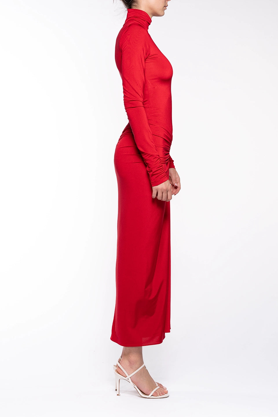 Designer Red Midi dresses, shop online with free delivery in UAE. Product gallery 4