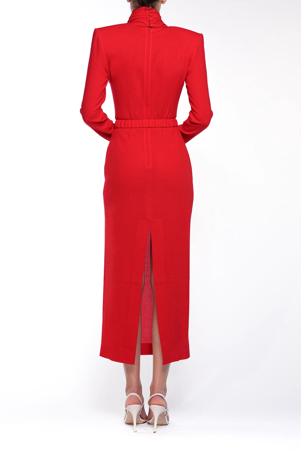 Designer Red Midi dresses, shop online with free delivery in UAE. Product gallery 2