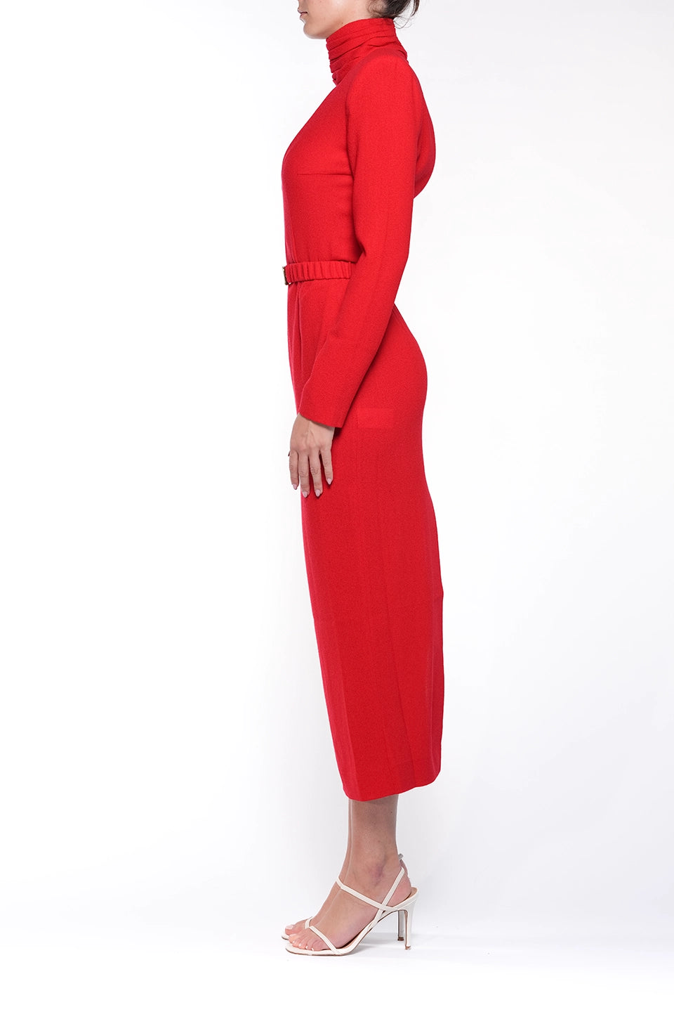 Designer Red Midi dresses, shop online with free delivery in Dubai. Product gallery 3